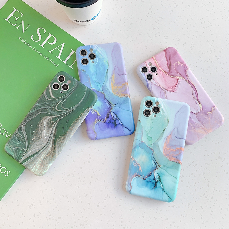 Watercolor Marble iPhone 13 Cases