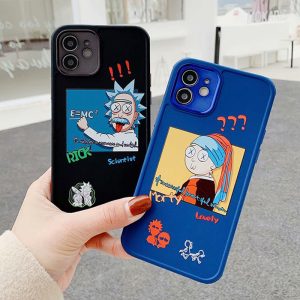 Rick and Morty On Acid iPhone Cases