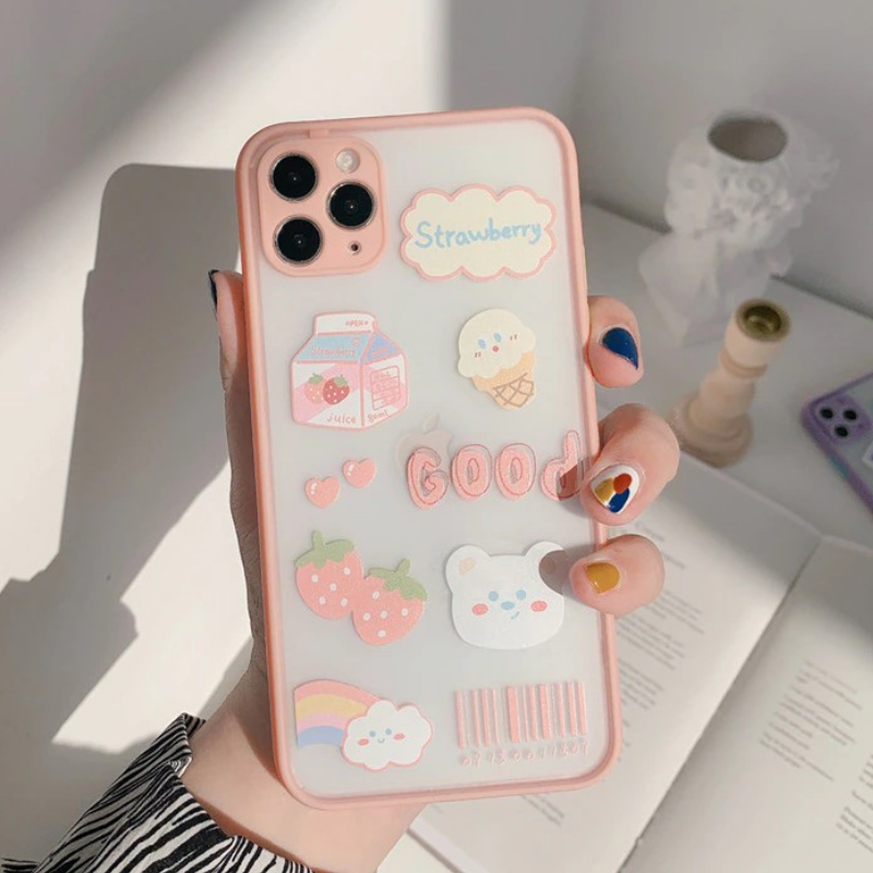 Pink Kawaii iPhone Case - FinishifyStore