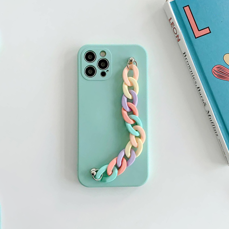 Pastel Green Chain iPhone 12 Pro Max Case - FinishifyStore