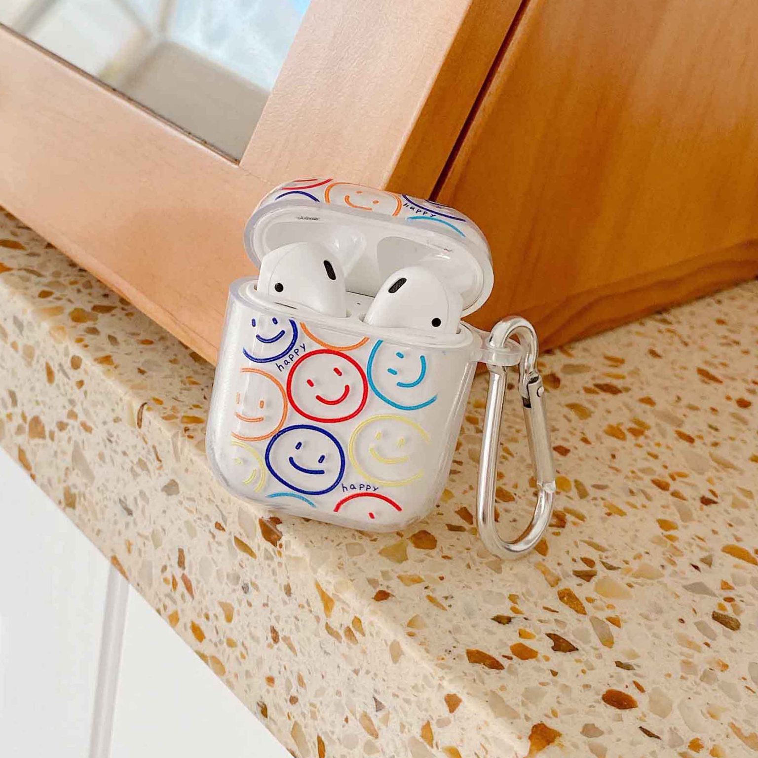 Smiley Face Airpods Case