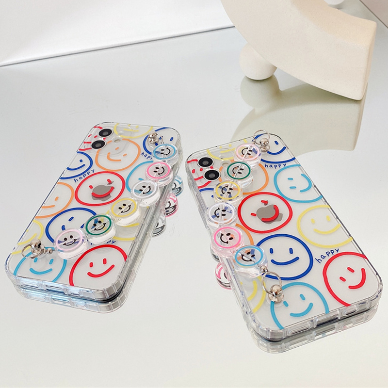 Smiley Face Clear iPhone Case - FinishifyStore