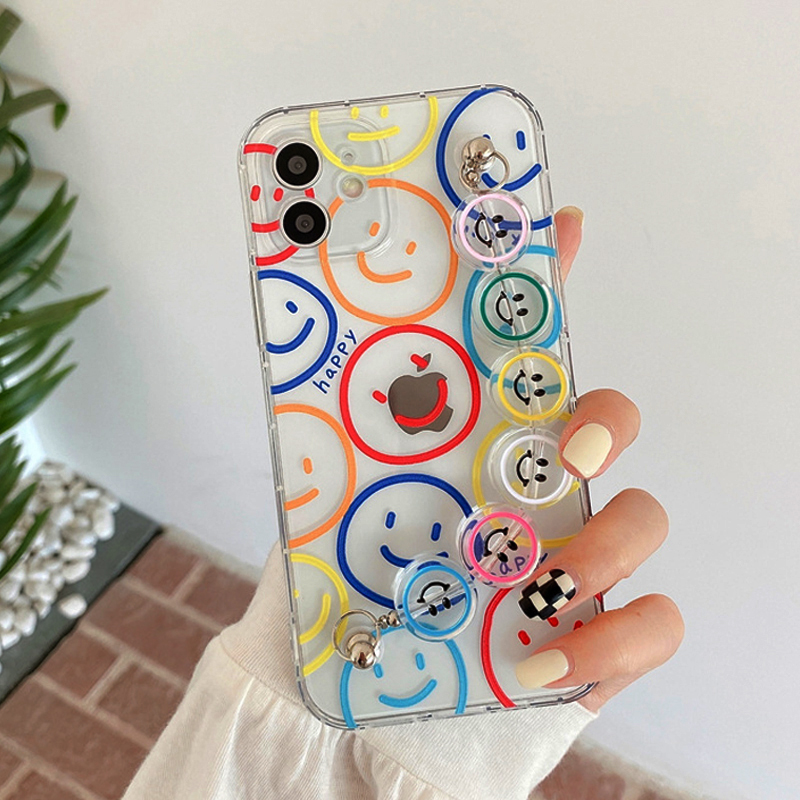 Smiley Face Chain iPhone 12 Case