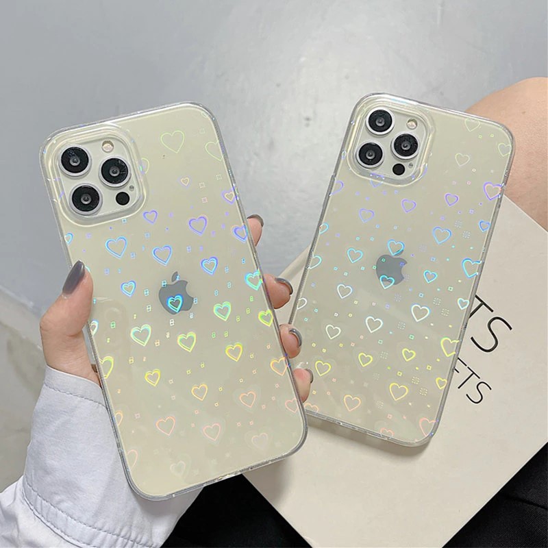 Holographic Rainbow Protective Phone Case - Fits iPhone® 13/14