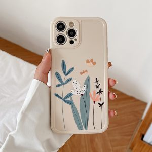 Abstract Floral iPhone 12 Pro Max Case - FinishifyStore