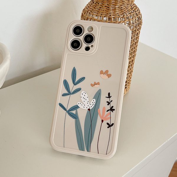 Abstract Floral iPhone 11 Pro Max Case - FinishifyStore
