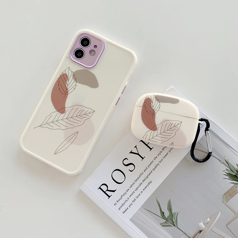 Minimal Leaves AirPods Pro Case - FinishifyStore