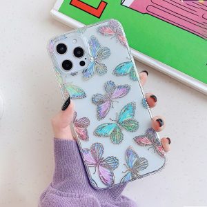 Rainbow Butterfly iPhone 14 Pro Max Case
