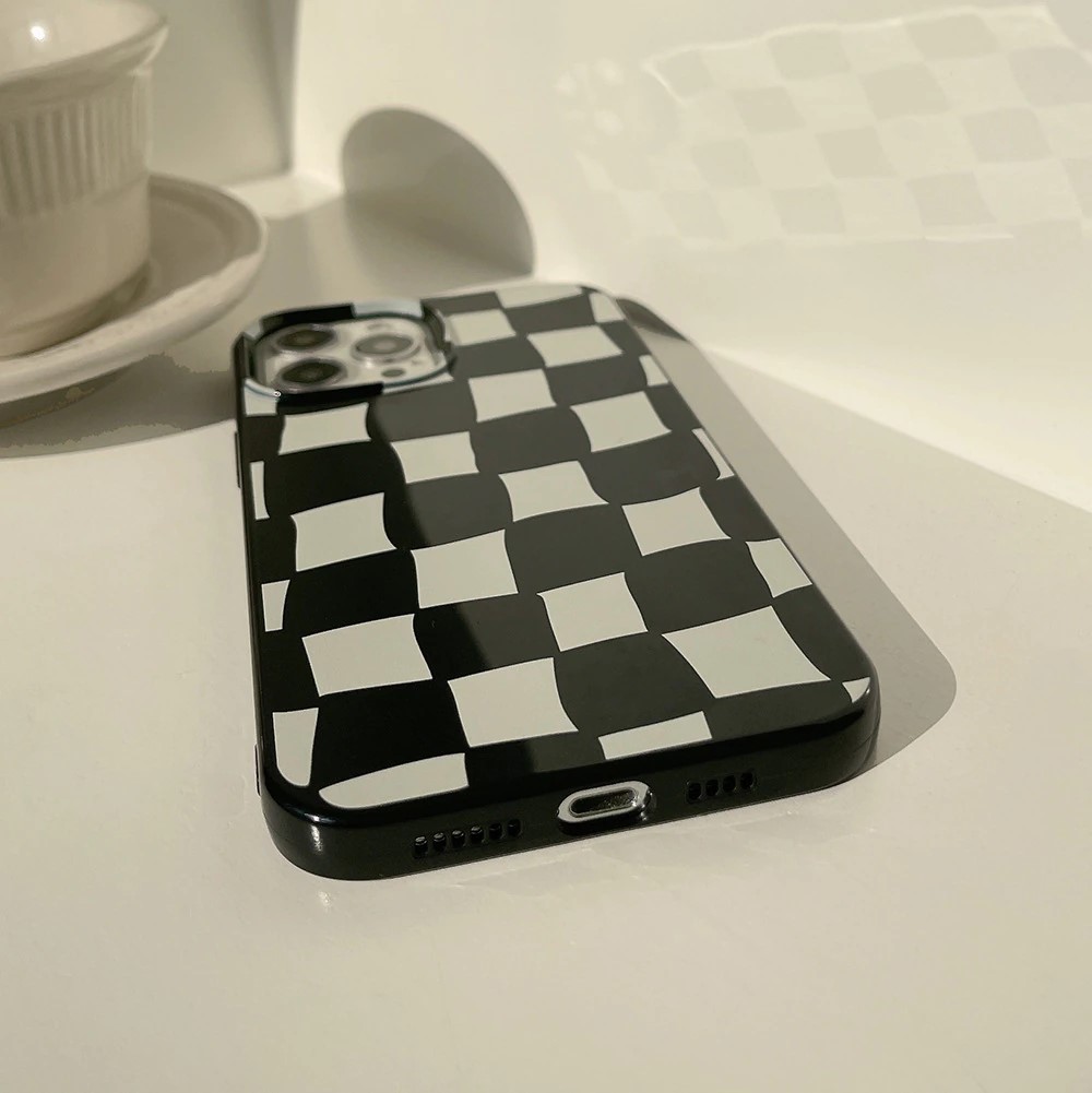 Chessboard Phone Case For iPhone