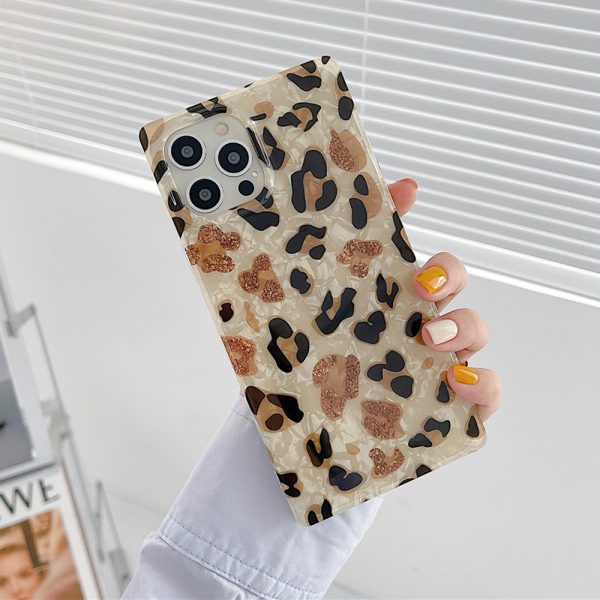 Leopard Square iPhone Case