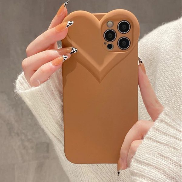 3D Pastel Heart iPhone 13 Pro Max Case - FinishifyStore