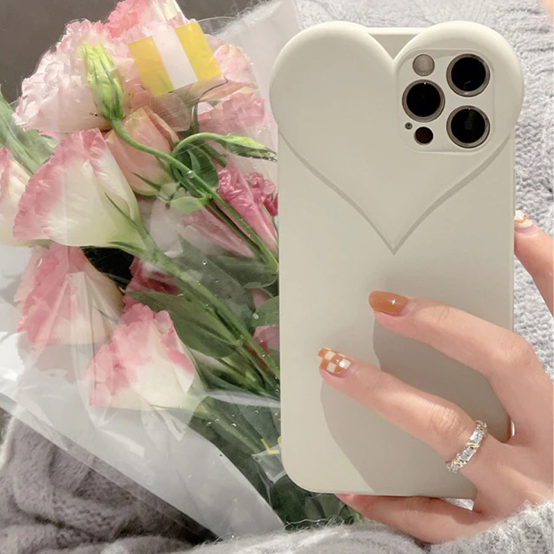 3D Pastel Heart iPhone 12 Pro Max Case - FinishifyStore