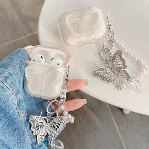 Clear Butterfly AirPods Cases