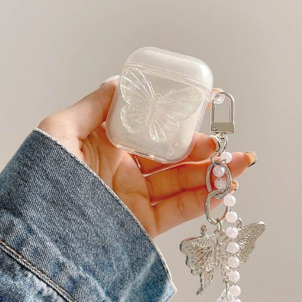 Clear Butterfly AirPod Case