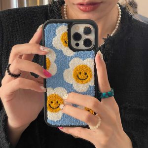 Embroidered Daisies iPhone Case - FinishifyStore