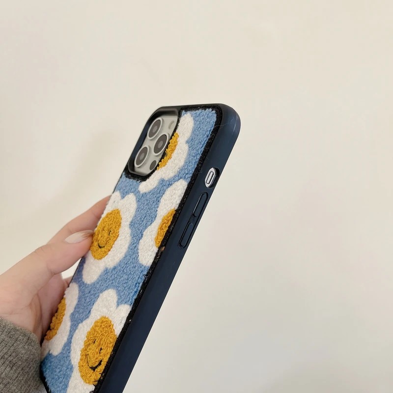 Embroidered Daisy iPhone 11 Pro Max Case - FinishifyStore