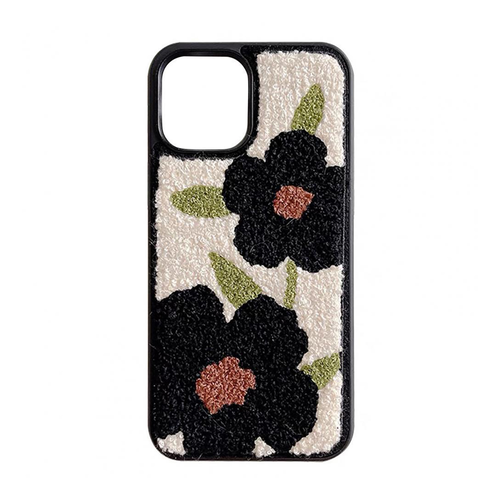 Indie Aesthetic Embroidery iPhone Case