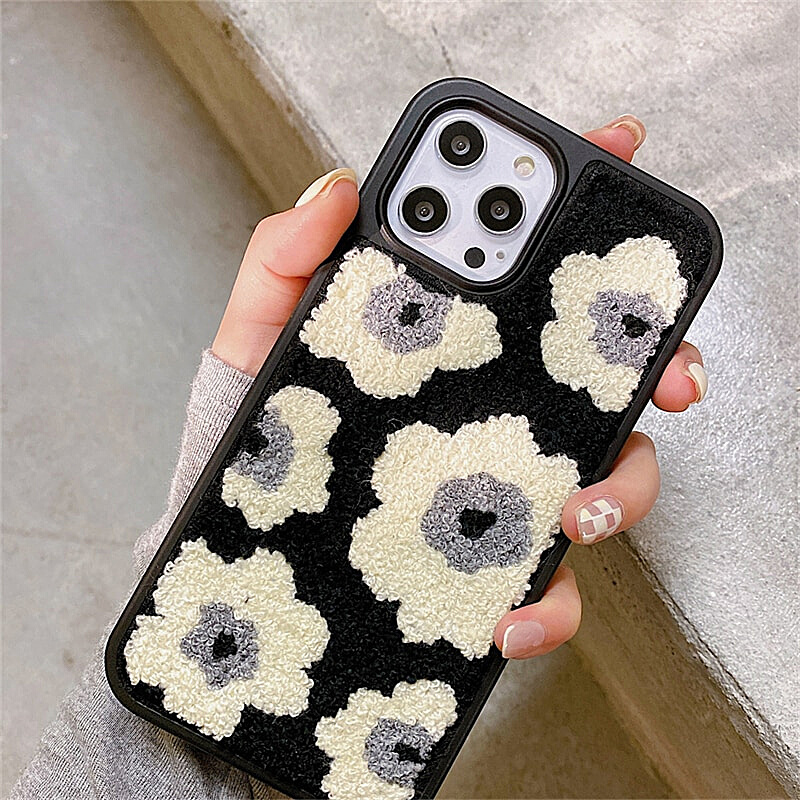 Fuzzy Daisies Phone Case - FinishifyStore