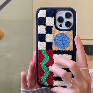 Lattice Embroidered iPhone Case - FinishifyStore