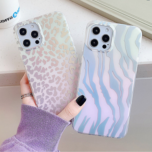 Leopard Holographic iPhone Case - FinishifyStore