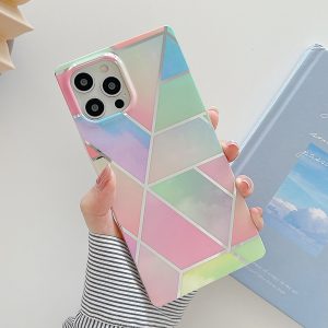 Rainbow Marble Square iPhone 11 Pro Max Case