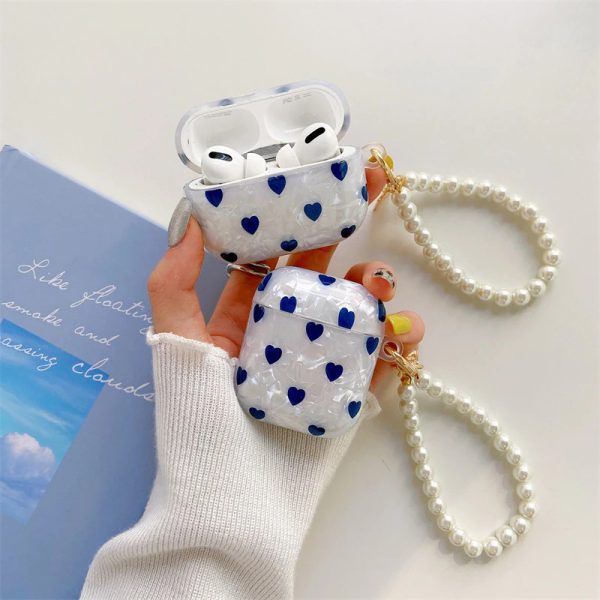 Blue Hearts AirPod Cases