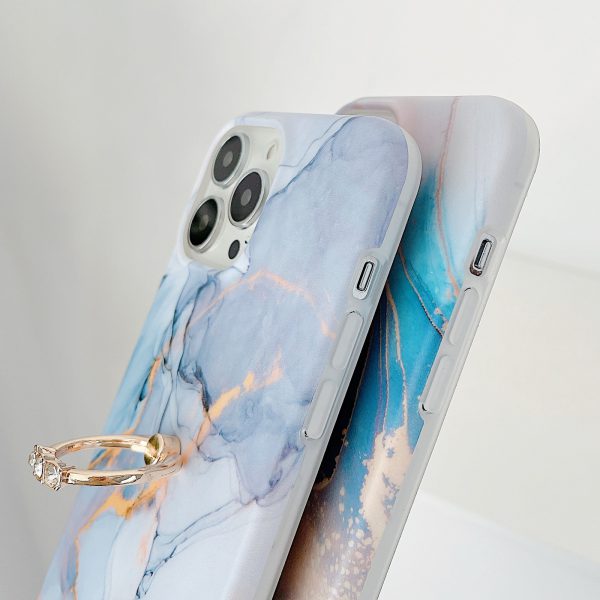 Nebula Blue Marble iPhone Case