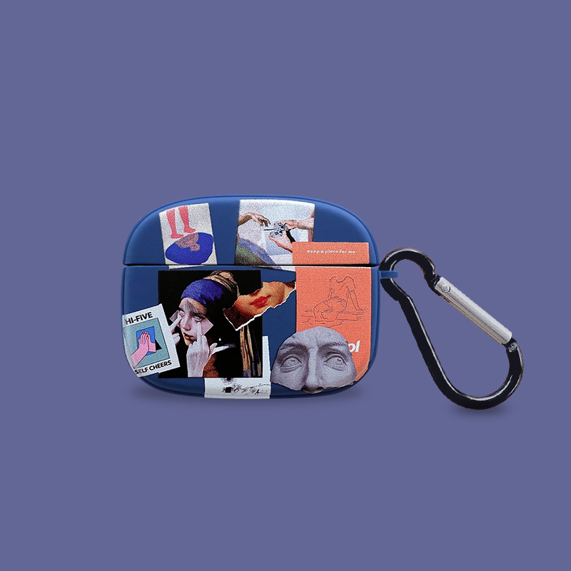 Psychedelic Collage AirPod Pro Case