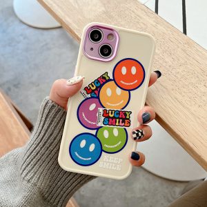 Smiley Face Stickers iPhone Case - FinishifyStore