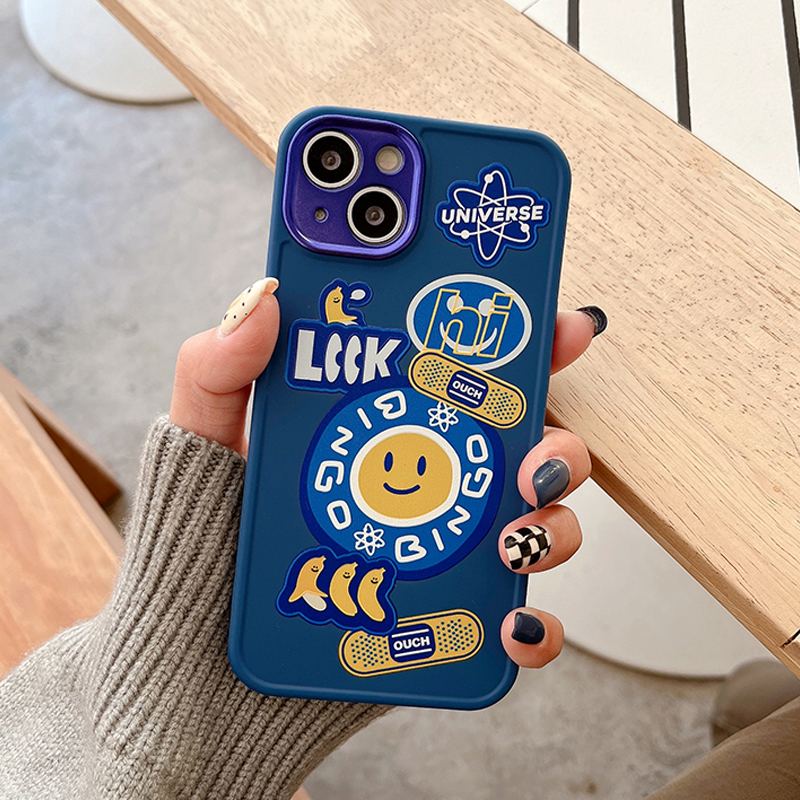 Smiley Face Stickers Phone Case - FinishifyStore