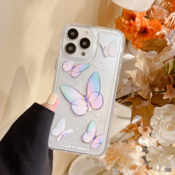 Butterfly Drawing iPhone 13 Pro Max Case