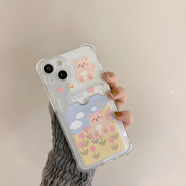 Cute iPhone 14 Case With Card Holder