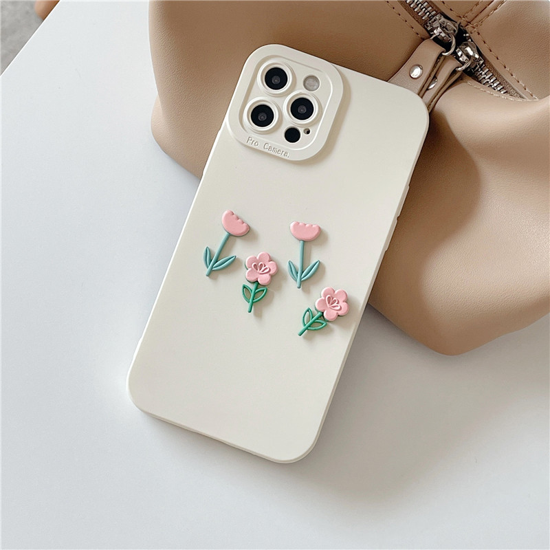 Cute Pink Flowers iPhone 12 Pro Max Case