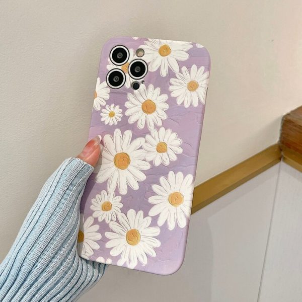 Purple Daisy iPhone 13 Pro Max Case - FinishifyStore