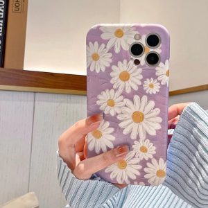 Purple Daisy iPhone 12 Pro Max Case - FinishifyStore
