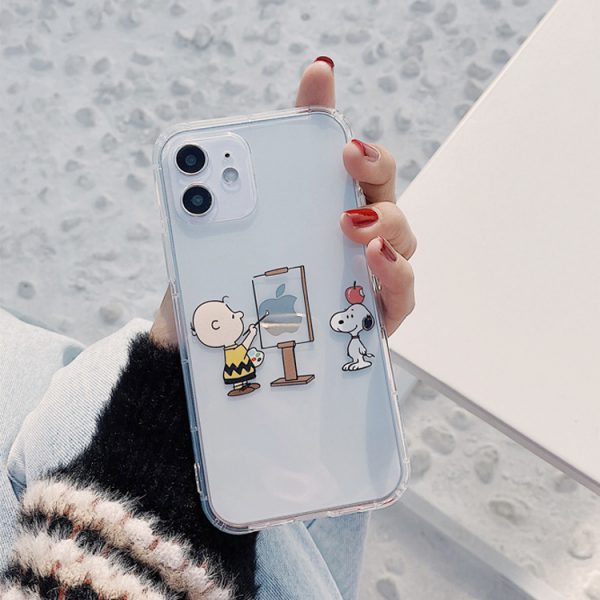Snoopy Clear iPhone 12 Case - FinishifyStore
