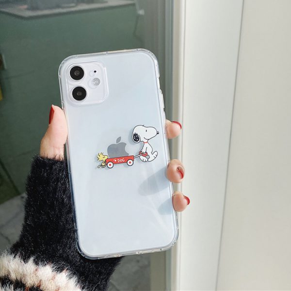Snoopy Clear iPhone 13 Case - FinishifyStore
