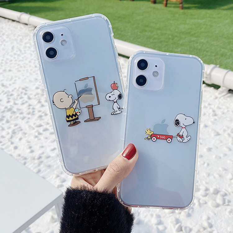 LV Snoopy iPhone 13 Mini Clear Case
