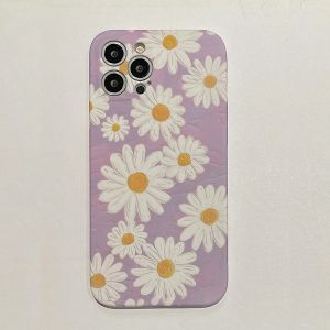 White Daisy iPhone Case