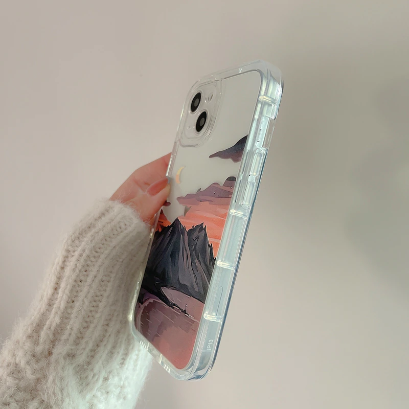 Anime Landscape Phone Case For iPhone