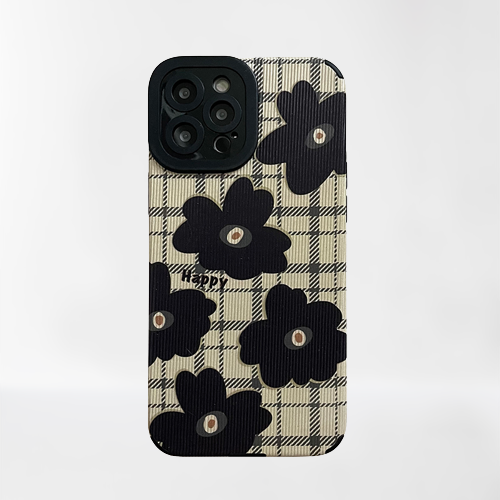 Black Daisy iPhone 13 Pro Max Case