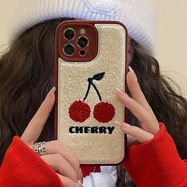Cherry Plush iPhone 11 Pro Max Case - FinishifyStore