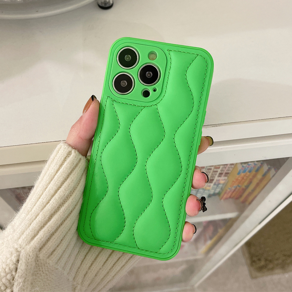 Green Fabric iPhone 13 Pro Max Case