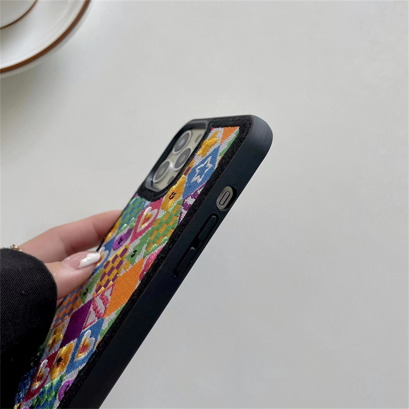 Lattice Embroidered iPhone 11 Pro Max Case