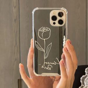 Rose In Mirror iPhone 13 Pro Max Case