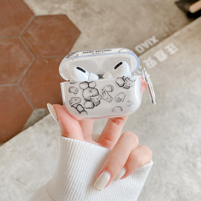 Clear Kaws AirPods Pro Case