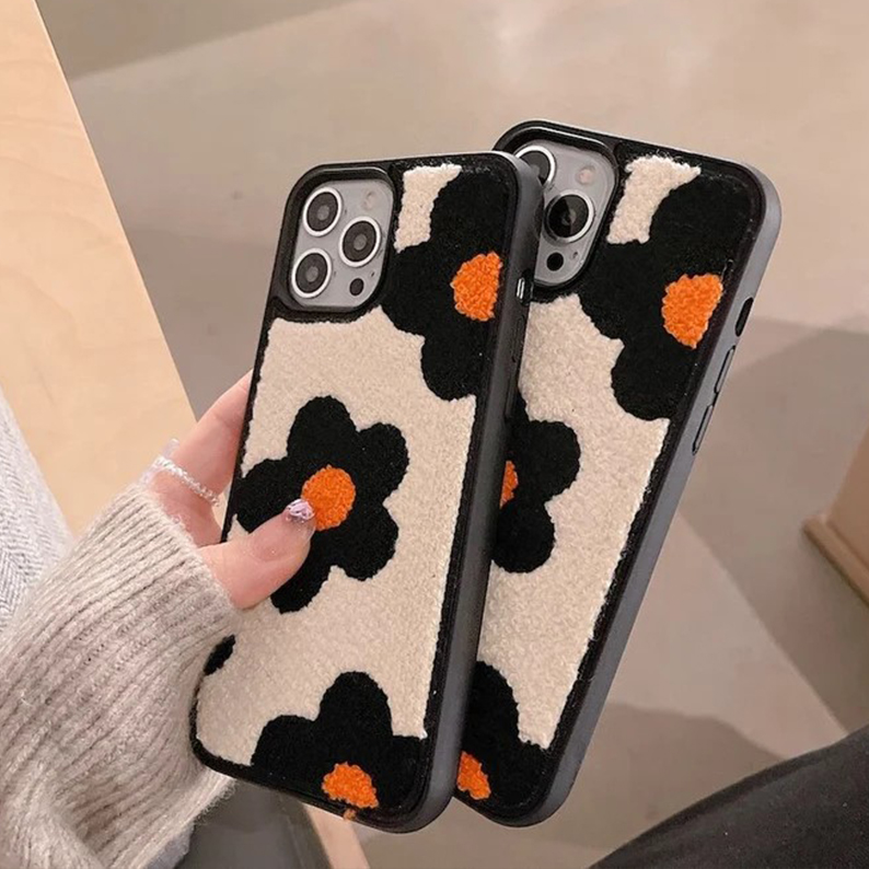 Flower Plush iPhone Case