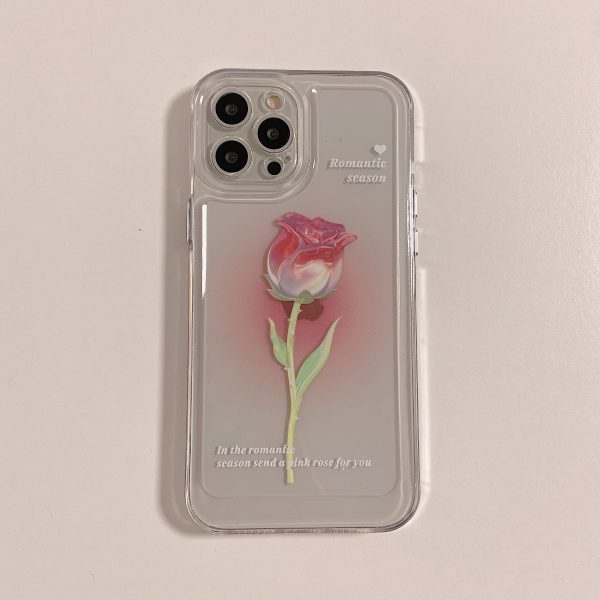 Pink Rose iPhone 12 Pro Max Case