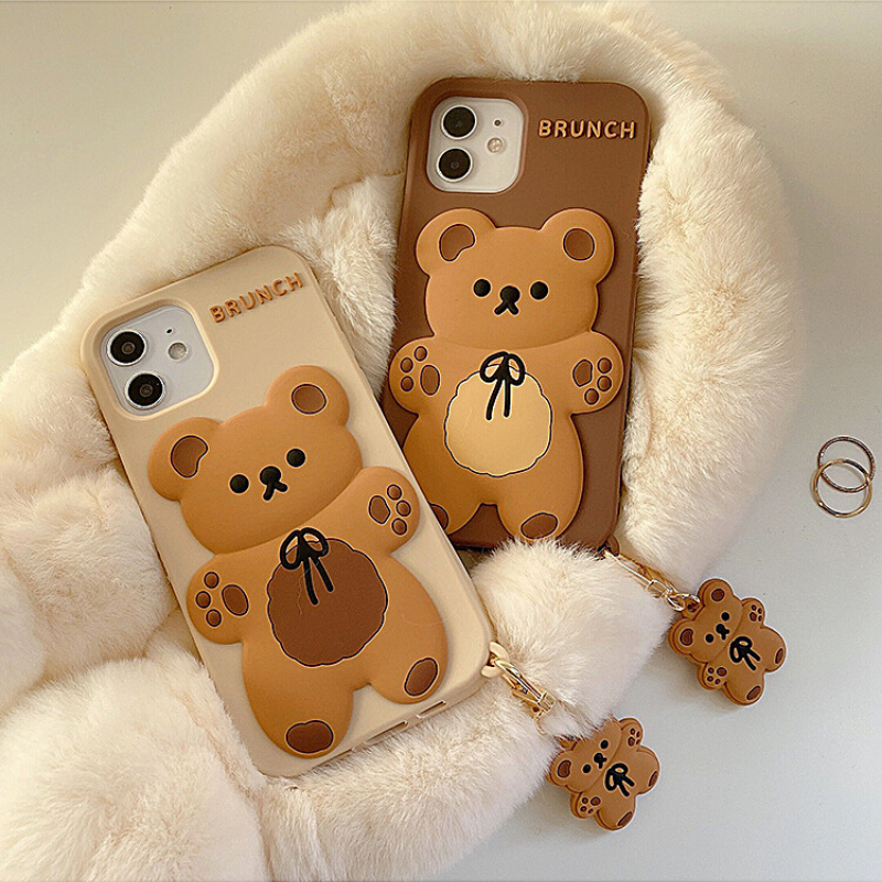 Kawaii Bear iPhone Cases
