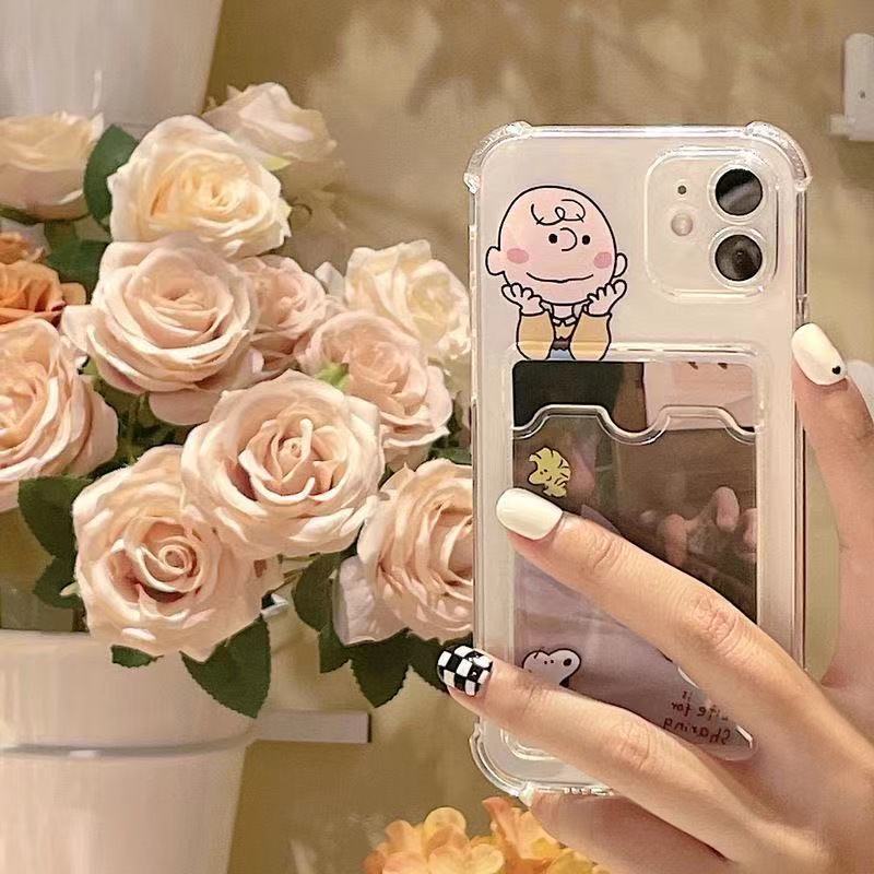 Charlie Brown Phone Case with Card Holder